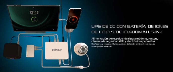 Forza presenta en Chile la Nueva UPS portátil para garantizar conectividad durante cortes eléctricos Forza presenta en Chile la Nueva UPS portátil para garantizar conectividad durante cortes eléctricos