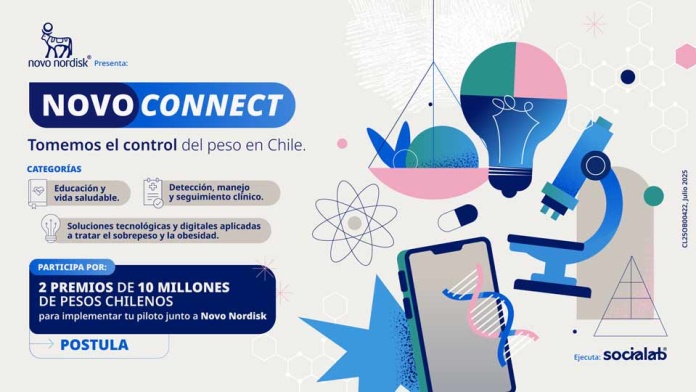 3,6 millones de chilenos viven con obesidad: NovoConnect 2025 busca emprendimientos para mejorar la salud en Chile