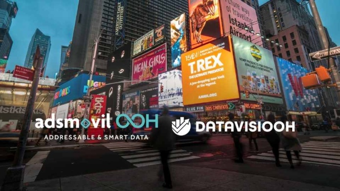 Adsmovil OOH y Datavisiooh apuestan por datos reales para transformar la medición en el DOOH programático