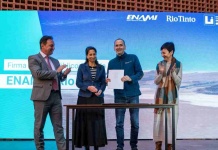 ENAMI y Rio Tinto sellan acuerdo que establece alianza público-privada  para concretar el proyecto Salares Altoandinos 