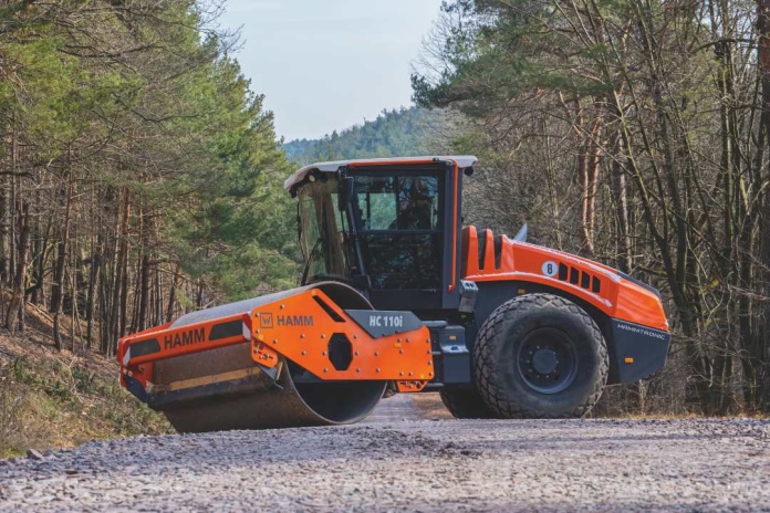 HAMM HC 110i El rodillo que revoluciona la compactación de carreteras en Chile