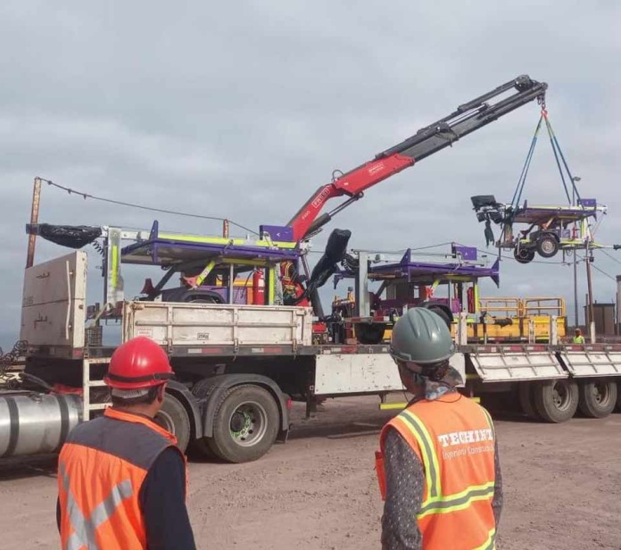 Techint elimina el uso de 1,2 millones de litros de diésel tras implementar torres solares móviles