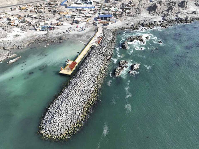 Impulso para la pesca artesanal Inauguran nuevo muelle en Caleta San Marcos para mejorar la seguridad de la comunidad de pescadores local