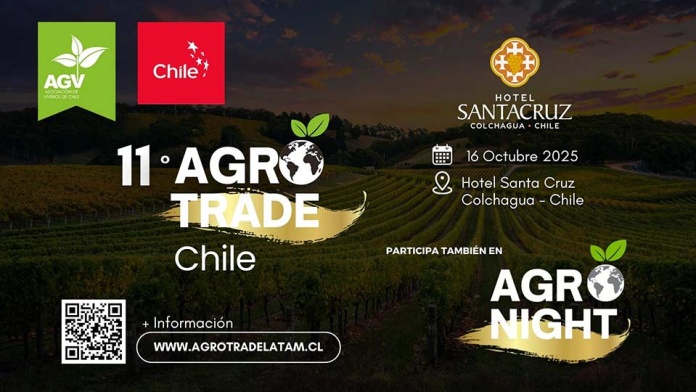 Santa Cruz será la sede de Agrotrade & Agronight Chile 2025. Agrotrade y Agronight Chile 2025 Santa Cruz