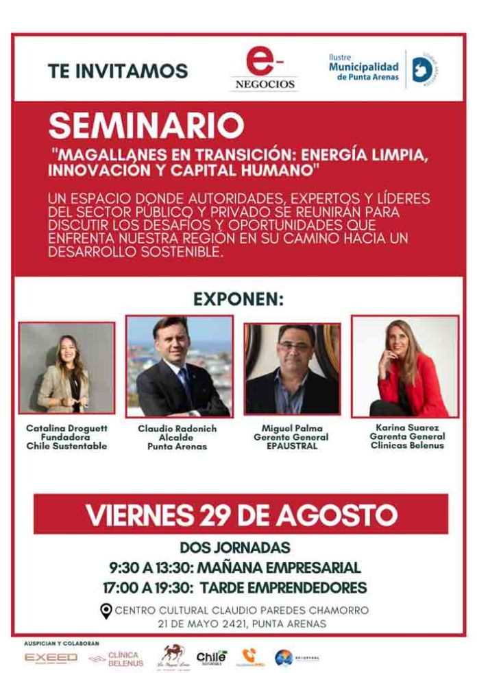 Catalina Droguett abordará regeneración ecológica en seminario “Impacto 360 Magallanes”