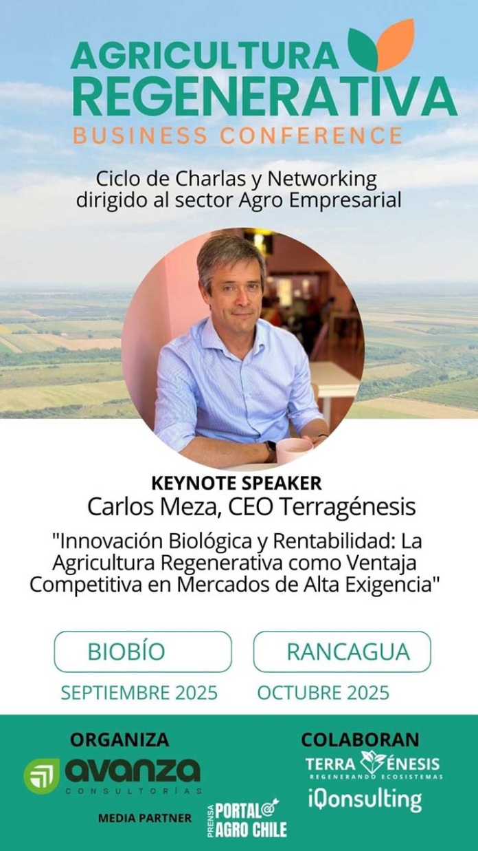 Prensa Portal Innova y Portal Agro Chile, Media Partner Oficiales para la Conferencia 