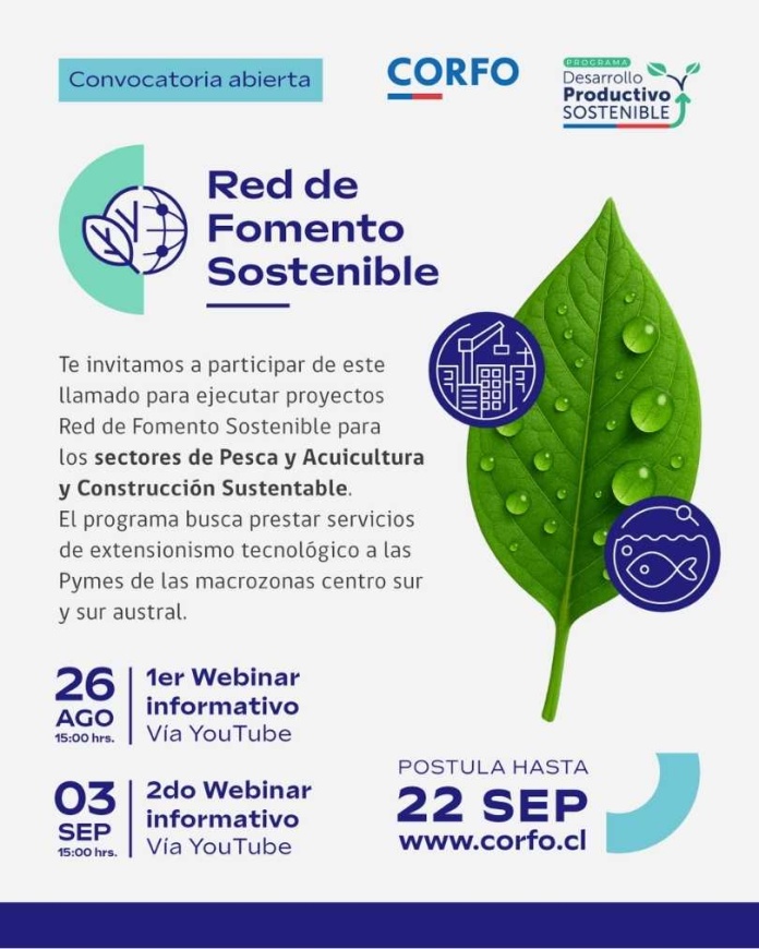 Corfo lanza en Ancud la convocatoria red de fomento sostenible para pesca y acuicultura