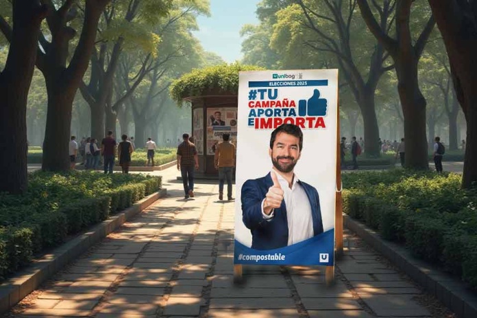 UNIBAG REVOLUCIONA LA PUBLICIDAD ELECTORAL CON CARTELERÍA COMPOSTABLE HECHA EN CHILE