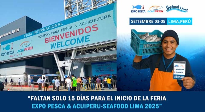 𝗙𝗔𝗟𝗧𝗔𝗡 𝟭𝟱 𝗗𝗜𝗔𝗦, Del 03 al 05 de Setiembre, Lima será el punto de encuentro para realizar Grandes Negocios en la Pesca y Acuicultura. Obtenga hoy su Pase de Visitante. 𝗙𝗔𝗟𝗧𝗔𝗡 𝟭𝟱 𝗗𝗜𝗔𝗦, Del 03 al 05 de Setiembre, Lima será el punto de encuentro para realizar Grandes Negocios en la Pesca y Acuicultura. Obtenga hoy su Pase de Visitante.