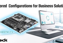 ASRock presenta el motherboard H810TM-ITX para negocios e integradores ASRock presenta el motherboard H810TM-ITX para negocios e integradores
