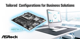 ASRock presenta el motherboard H810TM-ITX para negocios e integradores