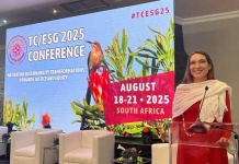 Académica Paulina Aldunce participa en conferencia internacional sobre transformaciones hacia la sostenibilidad en Sudáfrica