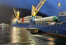 Aerogeneradores arriban a Emporcha para proyecto eólico Alto Baguales Aerogeneradores arriban a Emporcha para proyecto eólico Alto Baguales