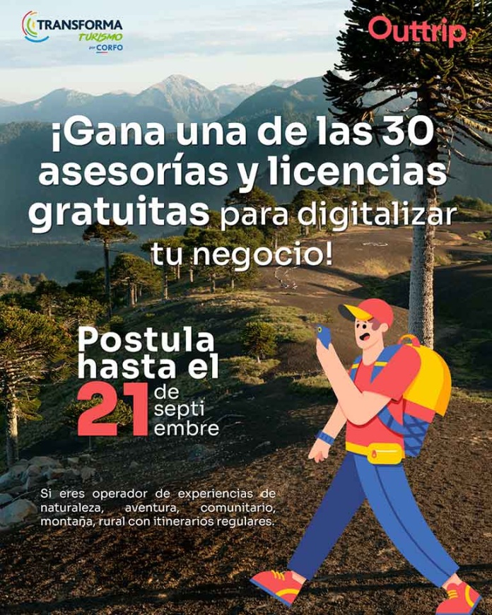 Lanzan 30 cupos de asesoría gratuita en digitalización para operadores turísticos de aventura y naturaleza