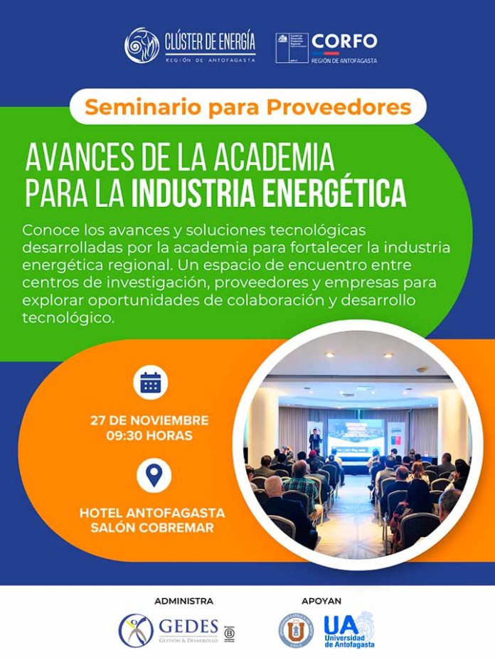 Clúster de energía realizará su seminario anual para proveedores