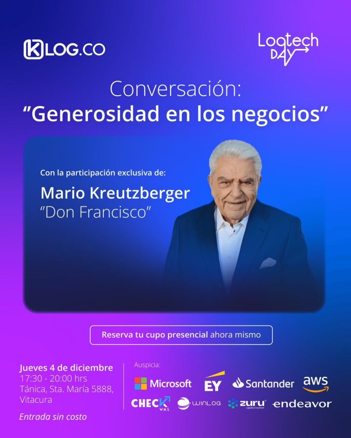 Cuando la logística se encuentra con la generosidad: Don Francisco será parte del Logtech Day 2025
