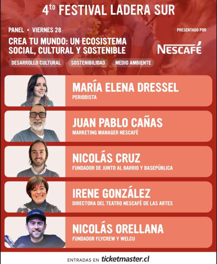 NESCAFÉ te invita a conversar sobre sostenibilidad en Ladera Sur Fest