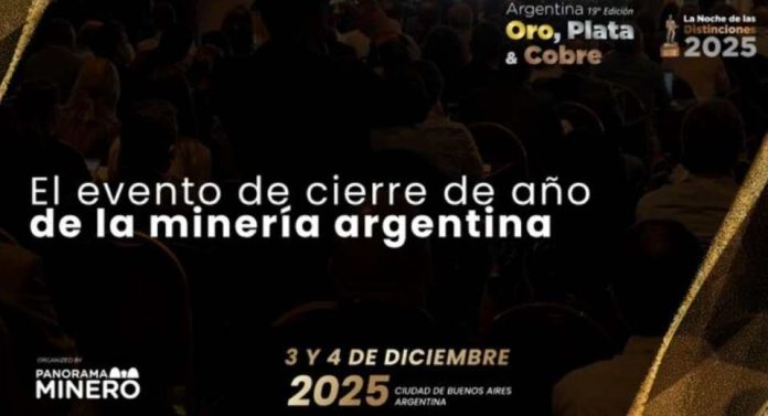 Sector minero cierra 2025 con evento clave en Buenos Aires para impulsar inversión y competitividad