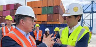 Delegación público privada noruego-danesa de parques eólicos marinos visitó puerto de San Vicente