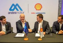 Andes Motor y Shell Lubricantes sellan alianza con foco en eficiencia y sostenibilidad