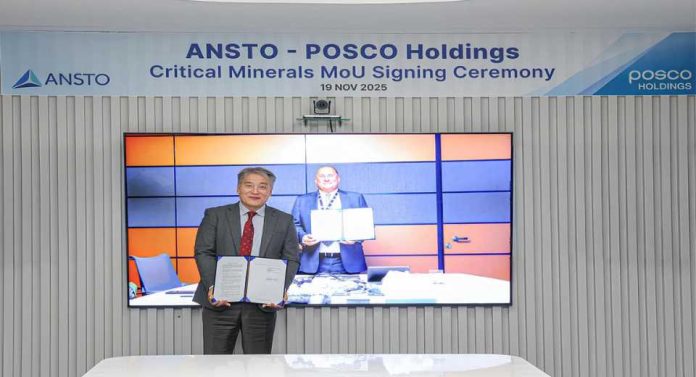 EEUU POSCO firma con ANSTO para la cooperación tecnología de minerales críticos EEUU | POSCO firma con ANSTO para la cooperación tecnología de minerales críticos