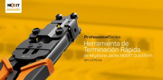 Nexxt Infraestructura presentó su herramienta QuickTerm para terminación rápida de conectores keystone