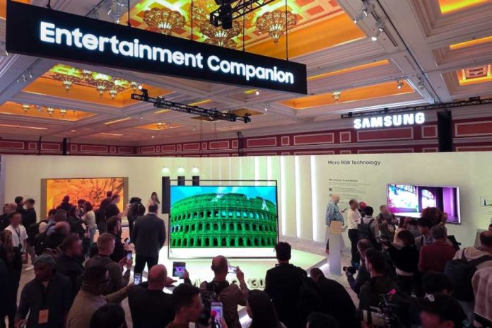 Así es la TV más brillante del mundo que Samsung mostró en CES 2026