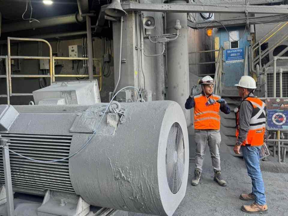 Power Transmission Solutions PTS realiza levantamiento técnico en Planta Los Colorados de CMP para optimizar la transmisión de potencia del chancador primario