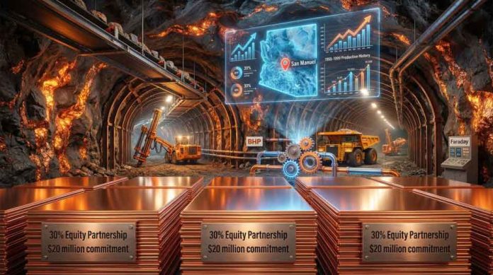 BHP y Faraday Copper cierran un acuerdo para la mina San Manuel