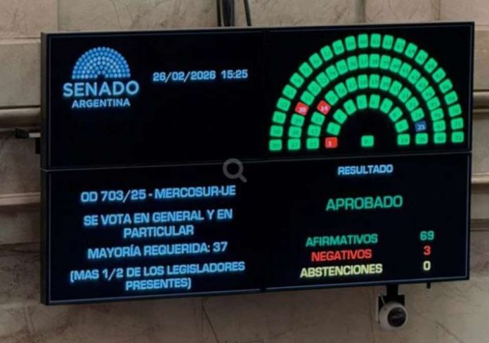 Uruguay y Argentina ratifican el acuerdo Mercosur-UE y dejan la entrada en vigor en manos de Bruselas Uruguay y Argentina ratifican el acuerdo Mercosur-UE y dejan la entrada en vigor en manos de Bruselas