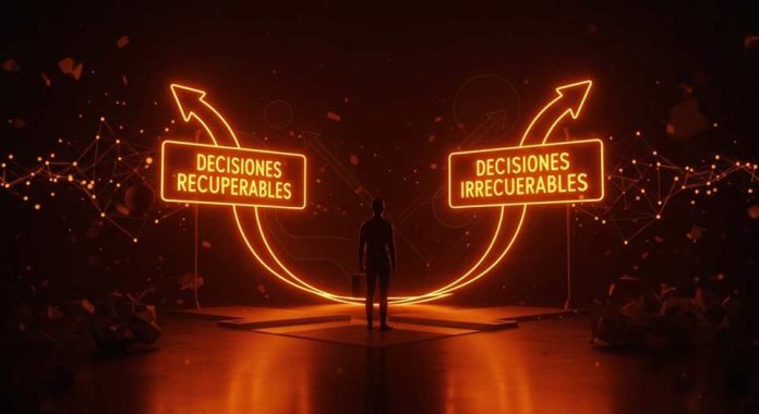 Decisiones Recuperables vs Irrecuperables en Startups