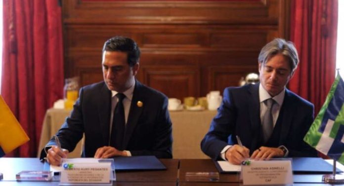 Ecuador y CAF firman carta de cooperación para impulsar Centros de Datos y zonas francas Ecuador y CAF firman carta de cooperación para impulsar Centros de Datos y zonas francas