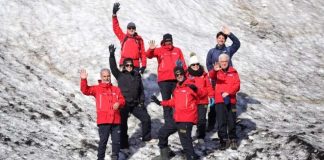 Embajadores de países puerta de entrada a la Antártica realizaron histórica visita a isla Rey Jorge