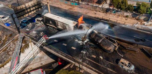 Explosión de camión de Gasco en Renca deja fallecidos y heridos: investigan causas del siniestro. Explosión camión Gasco