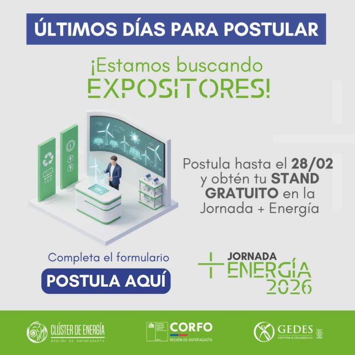 JORNADA+ENERGÍA 2026 CONVOCARÁ AL ECOSISTEMA ENERGÉTICO REGIONAL