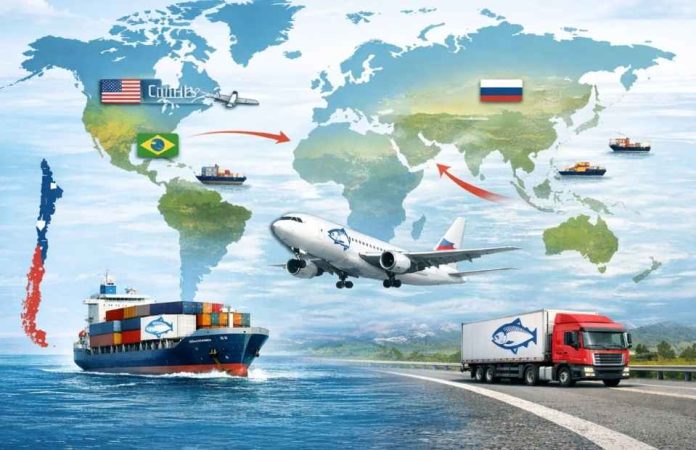 Salmón consolida liderazgo exportador y revela estancamiento estructural en 2025