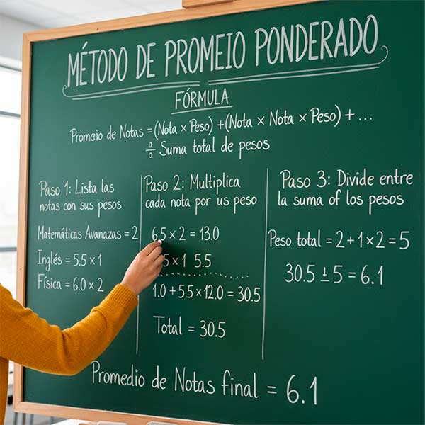 3. Método de Promedio Ponderado