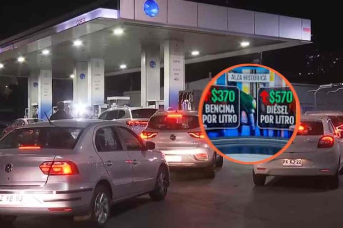Alza histórica de combustibles. Alza histórica de bencinas y diesel: Hacienda anuncia aumento de $370 en bencinas y $580 del diésel y plan para mitigar efecto