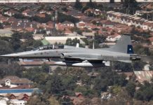Aviones de combate F-5 Tigre III de la FACh efectuarán presentaciones aéreas en Fidae 2026