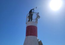 IFOP instala nueva estación meteorológica en Punta Angamos, Región de Antofagasta