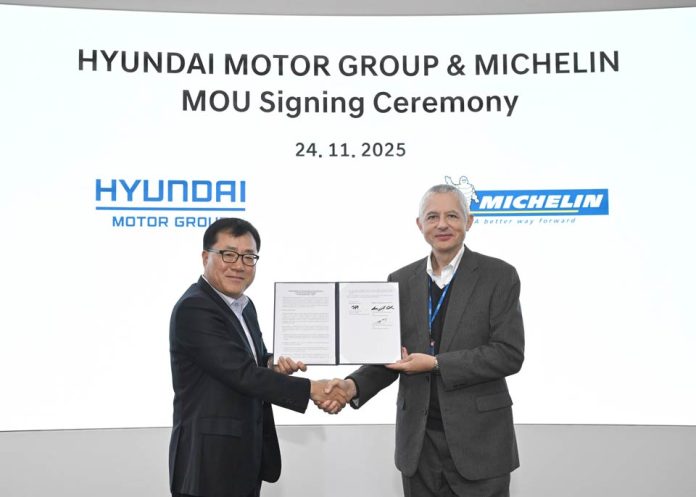Michelin y Hyundai Motor Group se asocian para acelerar las tecnologías de neumáticos de próxima generación para la movilidad del futuro