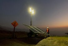 Minería y construcción reemplazan diésel por iluminación solar para reducir costos operativos