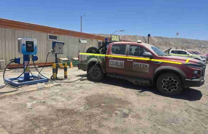 Camioneta JAC T9 eléctrica concluye exitosas pruebas en Minera Centinela de AMSA