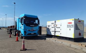 Codelco y SANY realizan exitoso piloto de camión eléctrico 100% en estratégica ruta minera del norte