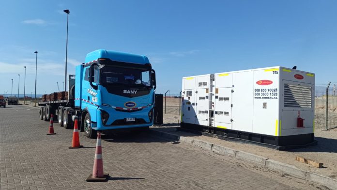 Codelco y SANY realizan exitoso piloto de camión eléctrico 100% en estratégica ruta minera del norte