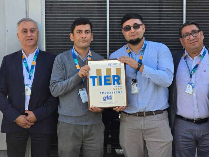 GTD RENUEVA CERTIFICACIÓN INTERNACIONAL POR OPERACIÓN DE SU DATA CENTER LÍDICE II GTD RENUEVA CERTIFICACIÓN INTERNACIONAL POR OPERACIÓN DE SU DATA CENTER LÍDICE II