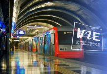 Personas transportadas por Metro de Santiago alcanzaron un total de 41,2 millones en febrero de 2026 Personas transportadas por Metro de Santiago, INE. Instituto Nacional de Estadísticas,