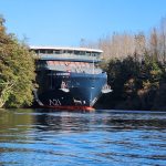 Histórico navega el primer crucero híbrido-eléctrico de América construido en Chile
