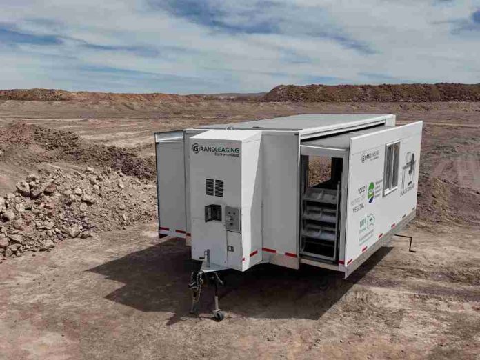 GrandLeasing entrega revolucionario comedor solar móvil a SQM
