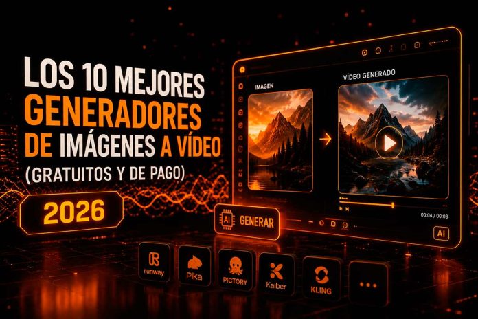 Los 10 mejores generadores de imágenes a vídeo (gratuitos y de pago) de 2026